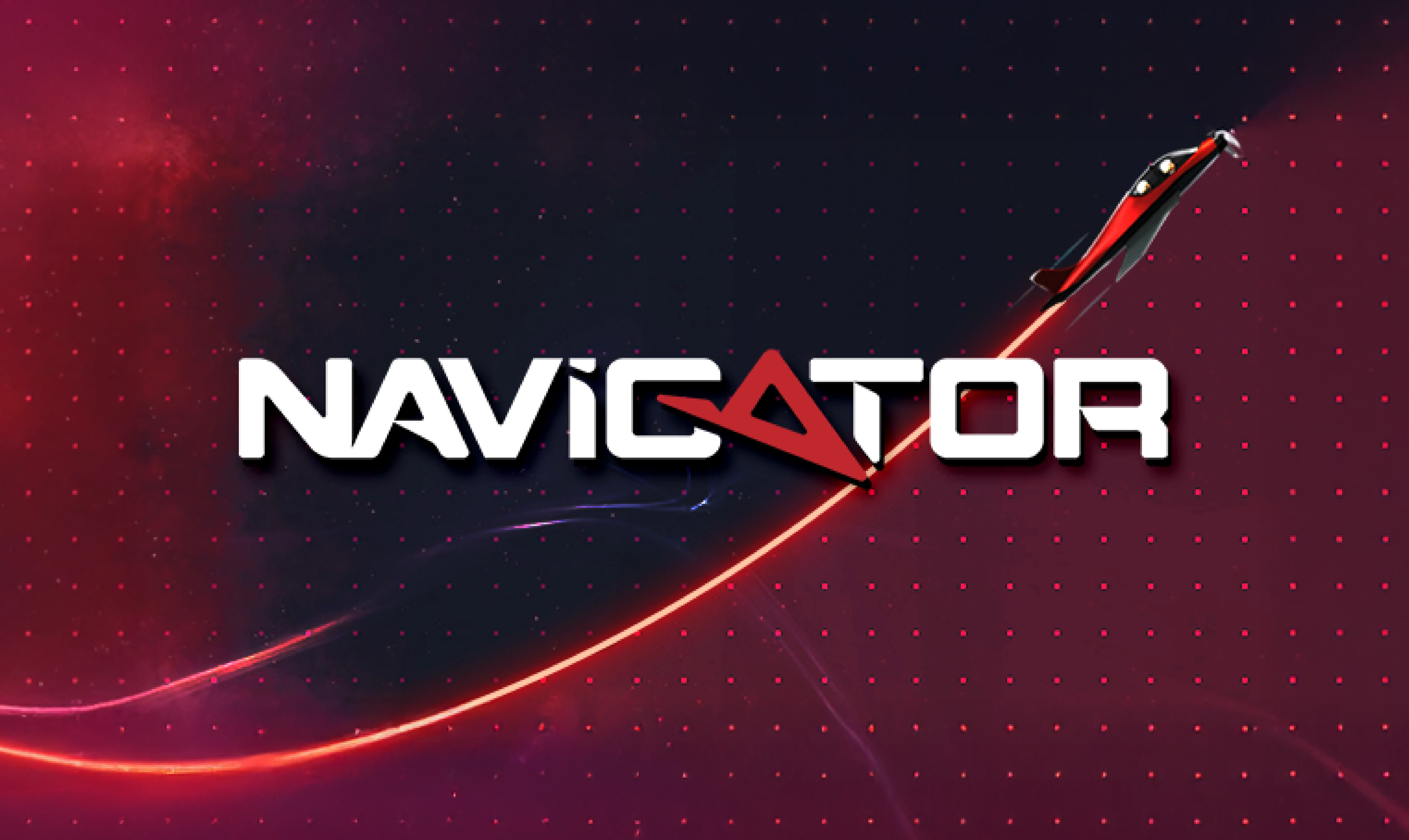 Portada futurista de juego de navegación espacial y bonos.