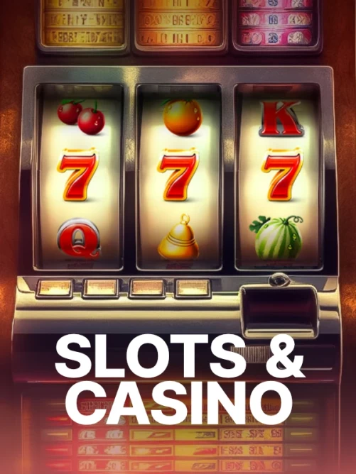 Imagen de promoción de casino con composición minimal y brillo.
